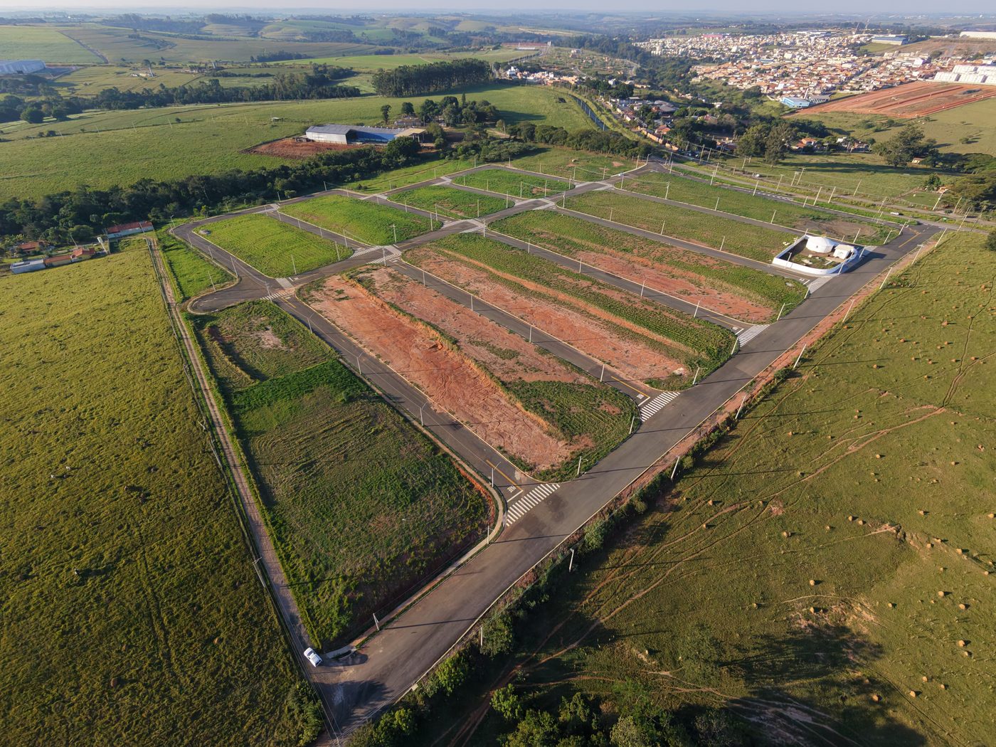 Vista aérea do Loteamento Alvorada 3